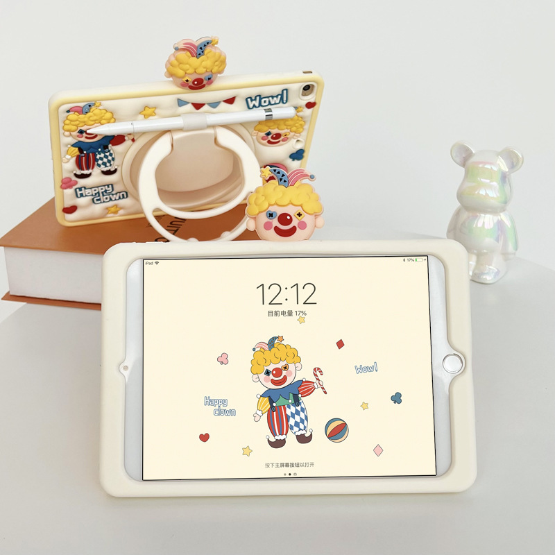 ipad protective case computer tablet case mini1/2/3/4Air10.5pro silicone soft case 9 sets 11 inch shell