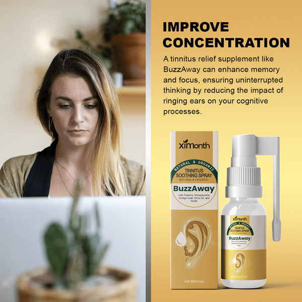 XIMONTH Propolis tinnitus care spray Relieve inner ear obstruction…