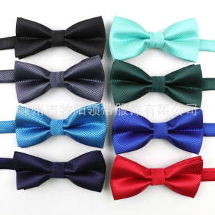 Children's polyester butterfly bow tie classic solid color wedding party tie Children's suit tuxedo Diqi bow tie