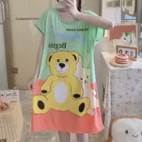 Летний мультяшный двусторонний пижама, ограниченный размер, с коротким рукавом