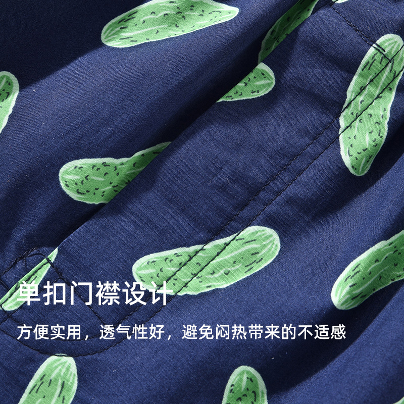 新款男士內褲寬鬆阿羅褲純棉中腰透氣平角褲青年男士四角睡褲