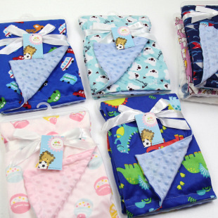 Newborn Baby Printed Blanket, Spring and Autumn Style Swaddle, Baby Blanket, Soft Cotton Velvet Blanket, Infant Flannel Material