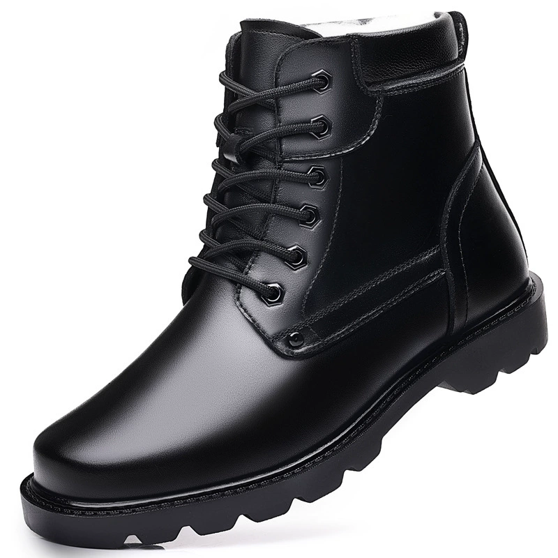Martens, winter fleece keep warm shoes for boys for leisure for leather shoes, for middle age