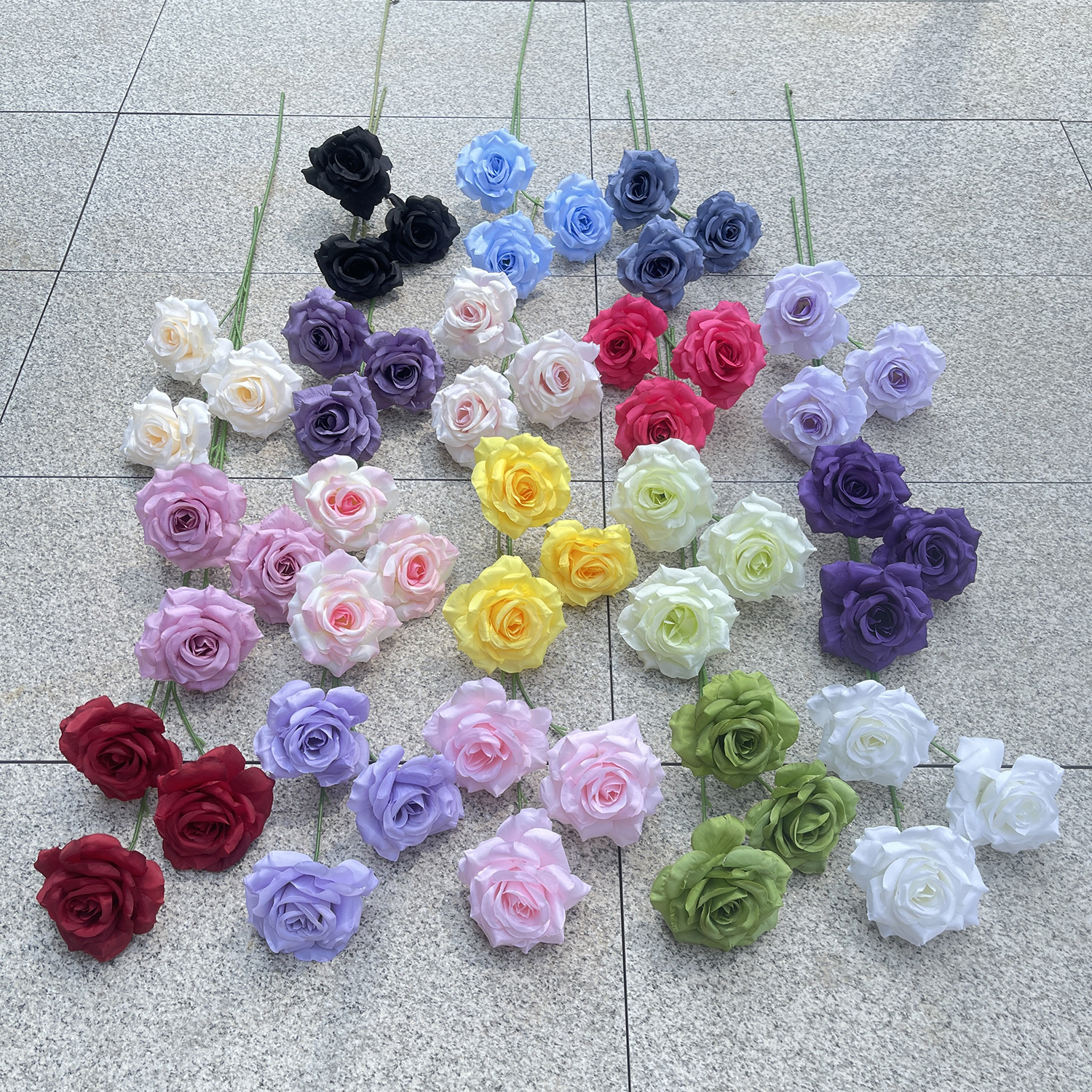 主图 花溪谷 色卡在(弄一个2列拼接的大色卡,因为主图,单个