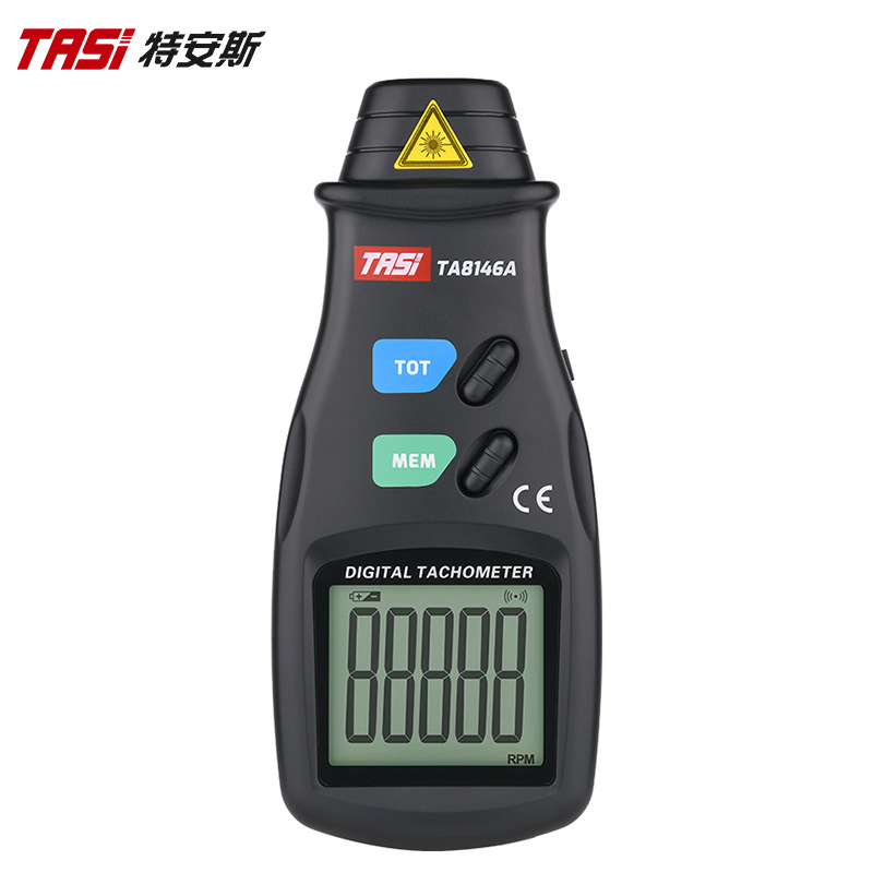 特安斯数显转速表TA8146A 激光转速计 非接触电机测速计