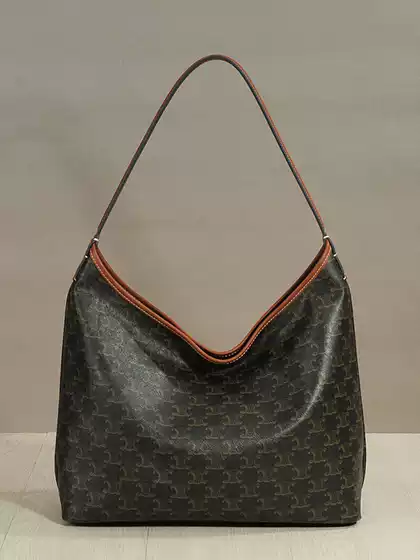 Arc De Triomphe Genuine Leather Bag 2026 New Model Monogram Hobo Bag Large Capacity Commuter Bag High-Quality Texture Tote Bag