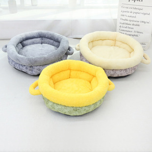 Autumn and winter warm sleeping nest wholesale double round nest cat dog pet nest windproof nest cat kennel dog kennel wholesale supplies
