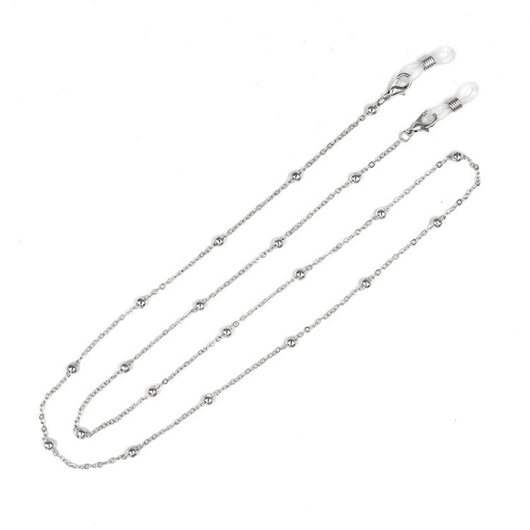 Vacation, Simple Style Style Vacation Simple Style Solid Color Alloy Women's Glasses Chain