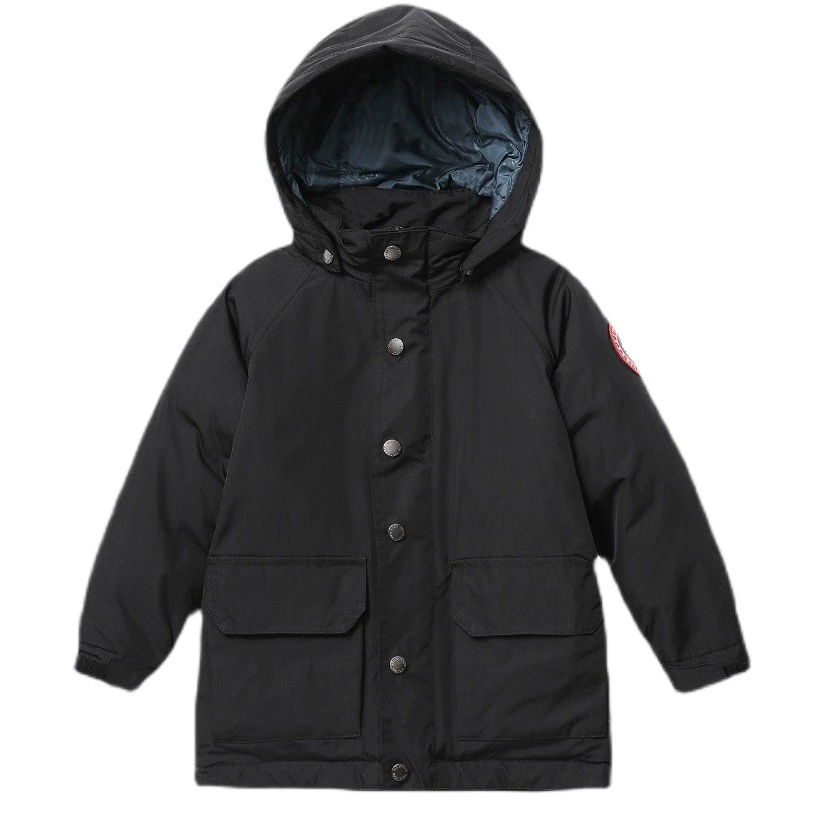 Детская пуховая куртка 2025 года для мальчиков и девочек, утепленное пальто из белого утиного пуха, рабочая одежда, детская одежда для малышей, утолщенная и теплая.