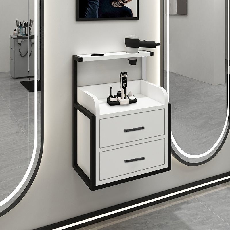 Gabinete de herramientas de peluquería tabla de corte de pelo especial de salón de peluquería tipo pared cabinet de herramientas de peluquería estante de artículos de corte de pelo