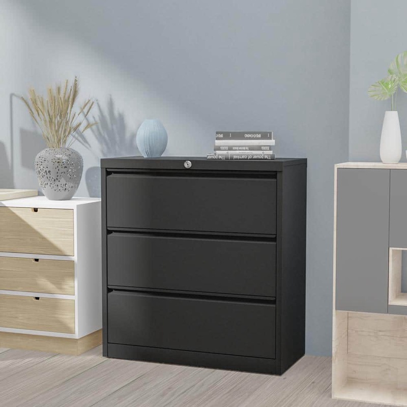 Gabinete de archivo de piso de oficina con cajón Gabinete Móvil gabinete de almacenamiento cajón de gabinete bajo con cerradura gabinete pequeño móvil