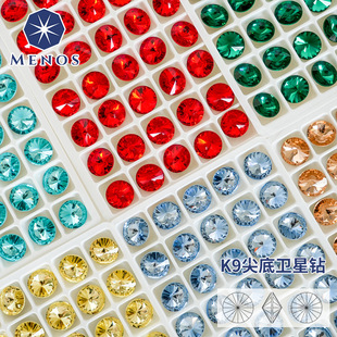 Source manufacturers K9 pointed bottom satellite stone nail jewelry Shi Jia diamond rhinestone handmade DI clothing shoes accessories accessories
