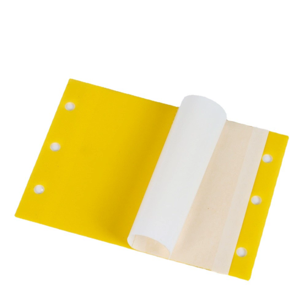 Ловушка для насекомых с шестью отверстиями, желто-синяя липкая ловушка, ловушка для летающих насекомых, ловушка для трипсов, двусторонняя, высокоэффективная.