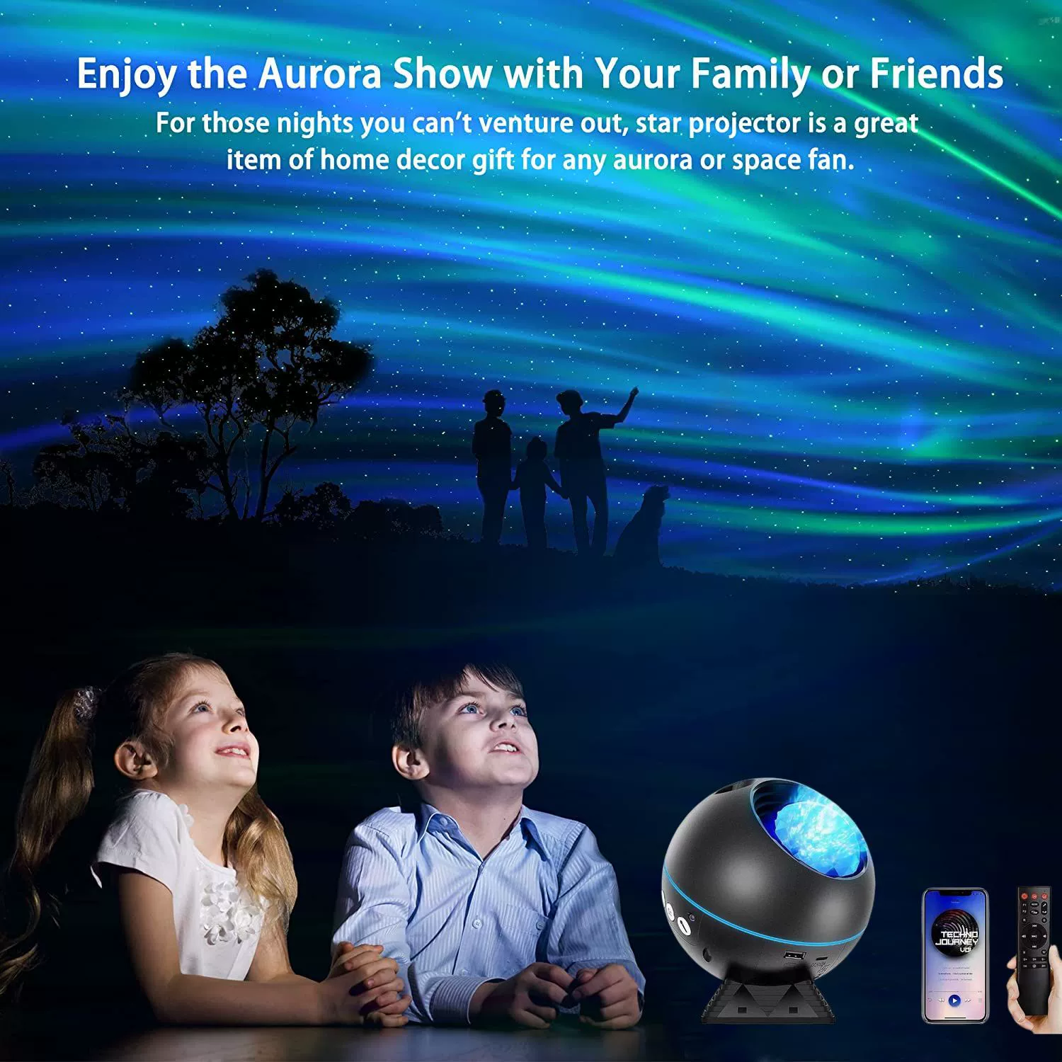 Star projection, lamp with laser, speakers, atmospheric night light, bluetooth