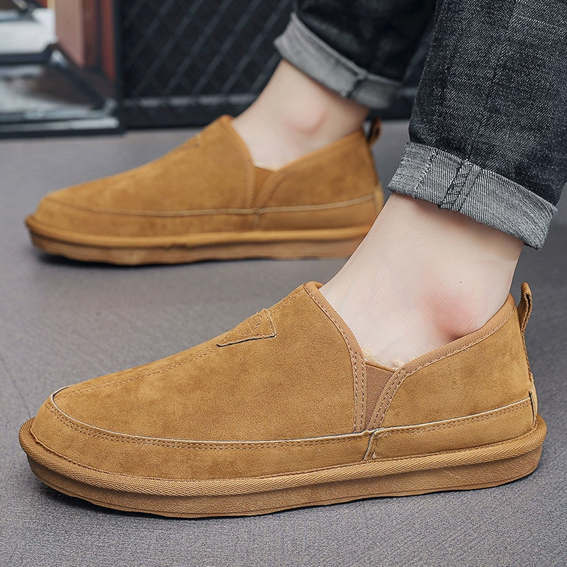 Снежные сапоги мужской 2024 новый зимний теплая нескользящая и бархатная обувь