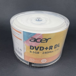 �곞acer��P8.5G�ɴ�ӡDVD+R DL��䛱P8G�������հ׹��50ƬD9�P