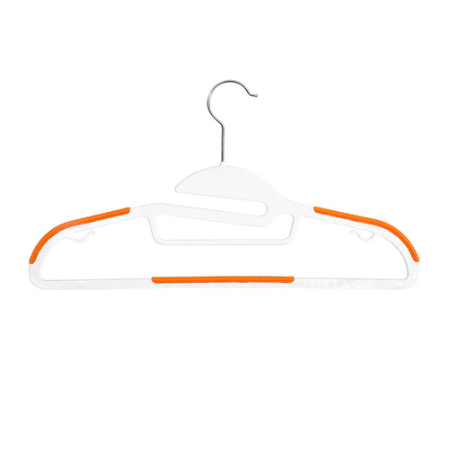 Seamless clothes hanger household adult non-slip plastic hawkbill clothes hanger bold simple clothes drying rack clothes hanger wholesale