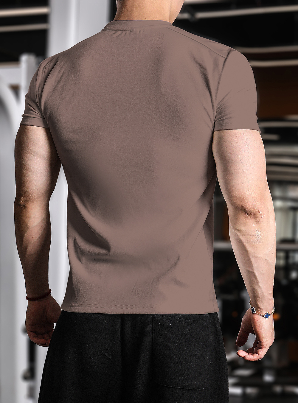 Herren Performance Trainings T-shirt Ultra Stretch Schnelltrocknend_voghion.com