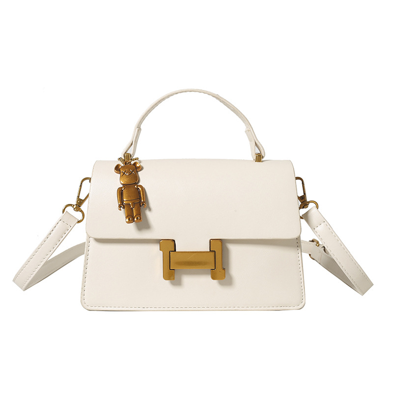 Bolso nuevo estilo de moda estilo coreano bolso casuales de color sólido textura versátil bolso de hombro portátil