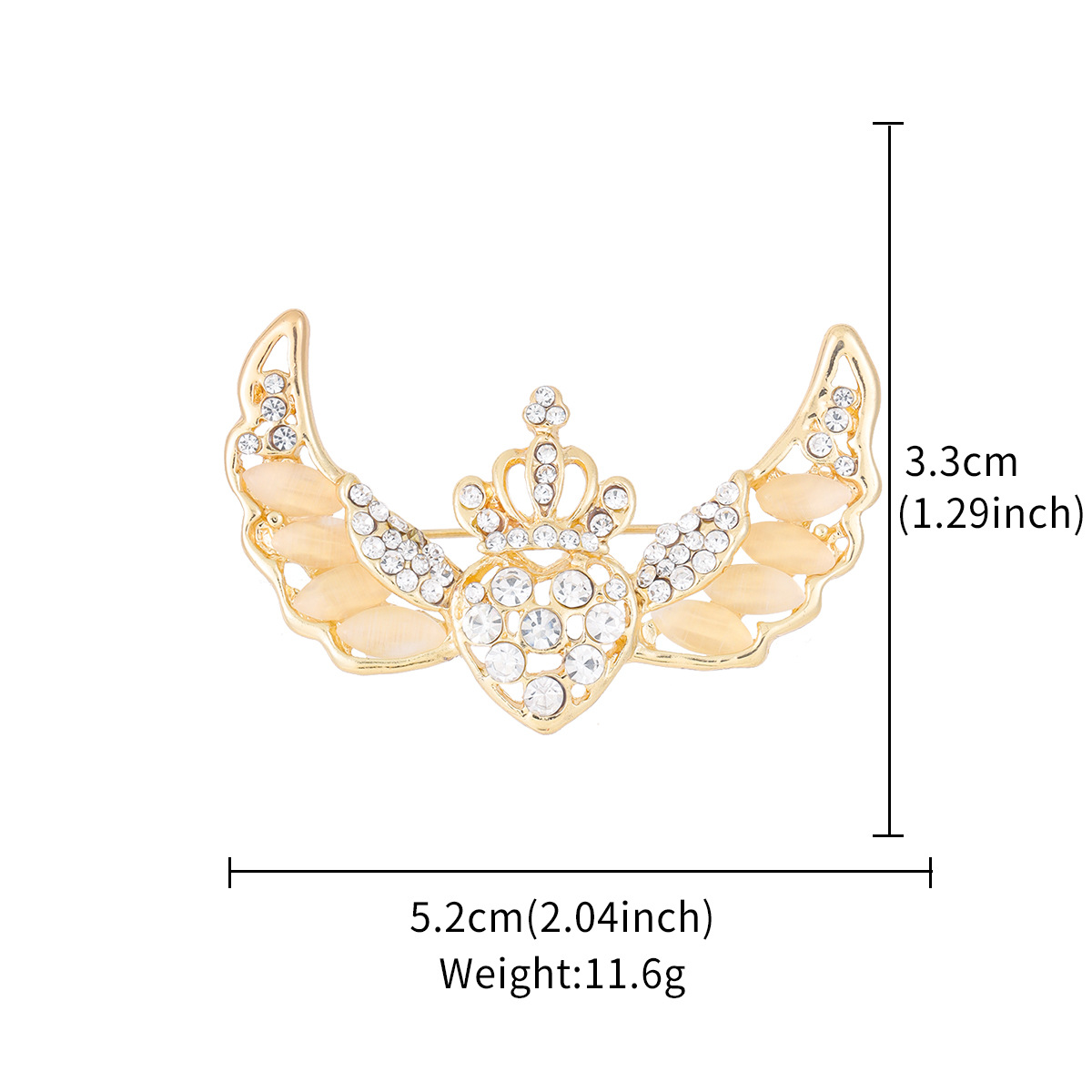 2024 nuevo día de la madre venta caliente broche de ópalo mujer con incrustaciones de diamantes de imitación broche accesorios de ropa joyería image 53