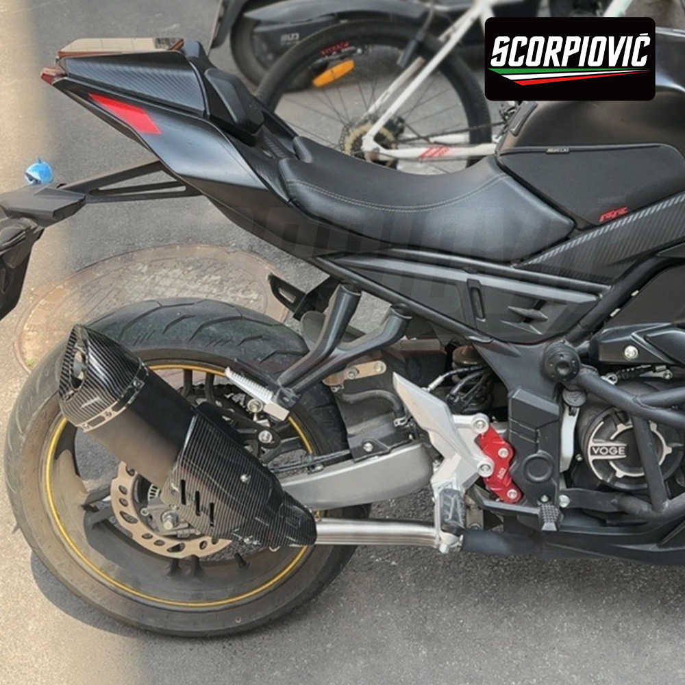 Suitable for Motorcycle Motorcycle Stepless 300R Modification 300Rr Front Exhaust Pipe Tail Muffler Set