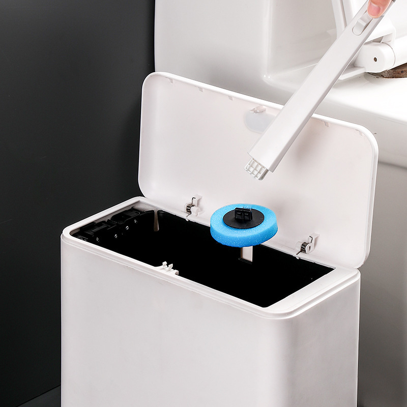 使い捨て使い捨てトイレブラシ溶解交換ヘッドトイレ洗浄ブラシセット死角のない家庭用壁掛け|undefined