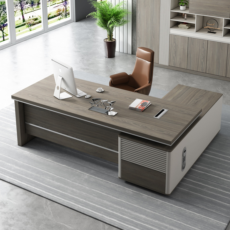 Boss desk executive desk office table and chair combination simple modern single office desk manager office desk home