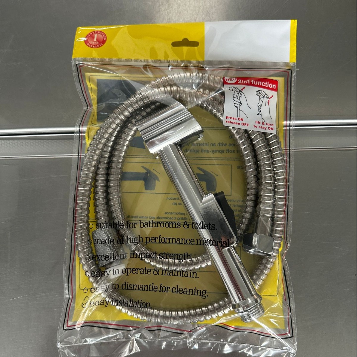 [스프레이건 비데] 파이프 3종세트(컬러백)