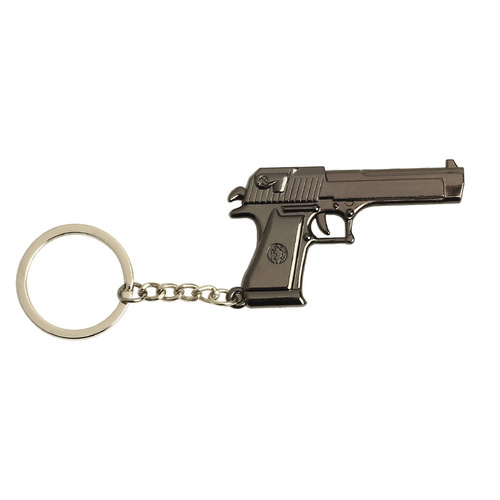Wholesale cross-border mini metal pistol men's car pendant PlayerUnknown's Battlegrounds peripheral simulation model gun keychain