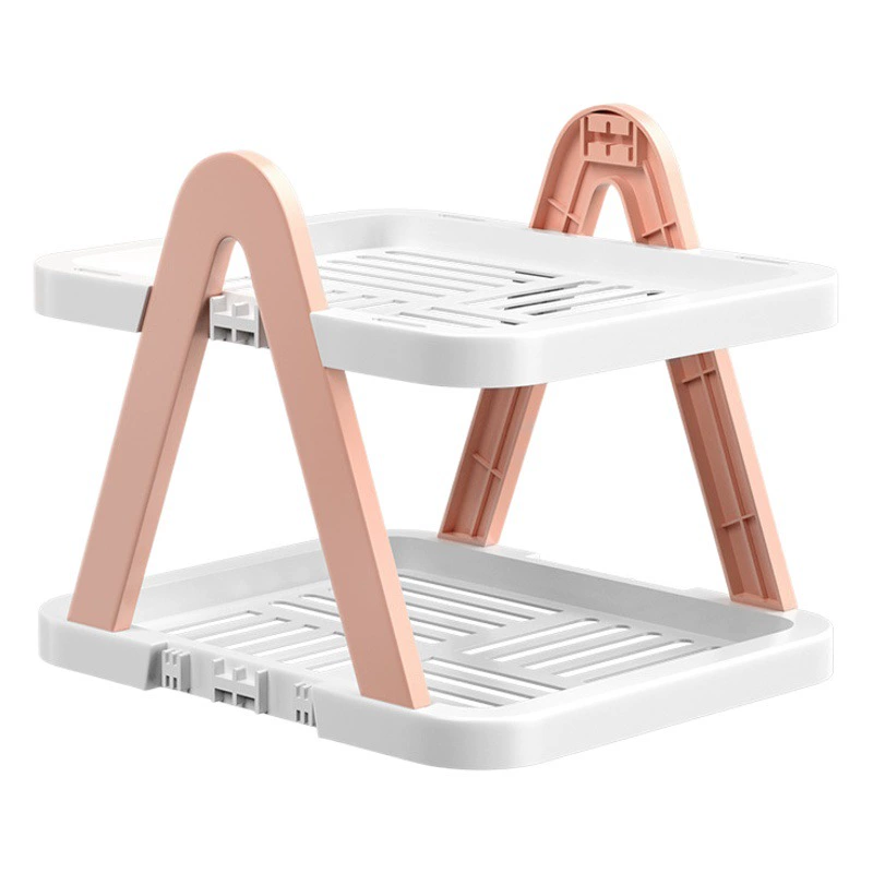 Знаменитая в Интернете Бытовая полка для хранения обуви Настольная многослойная полка для хранения Съемная Регулируемая Кухня Ежедневная Студенческая отделка Книжная полка