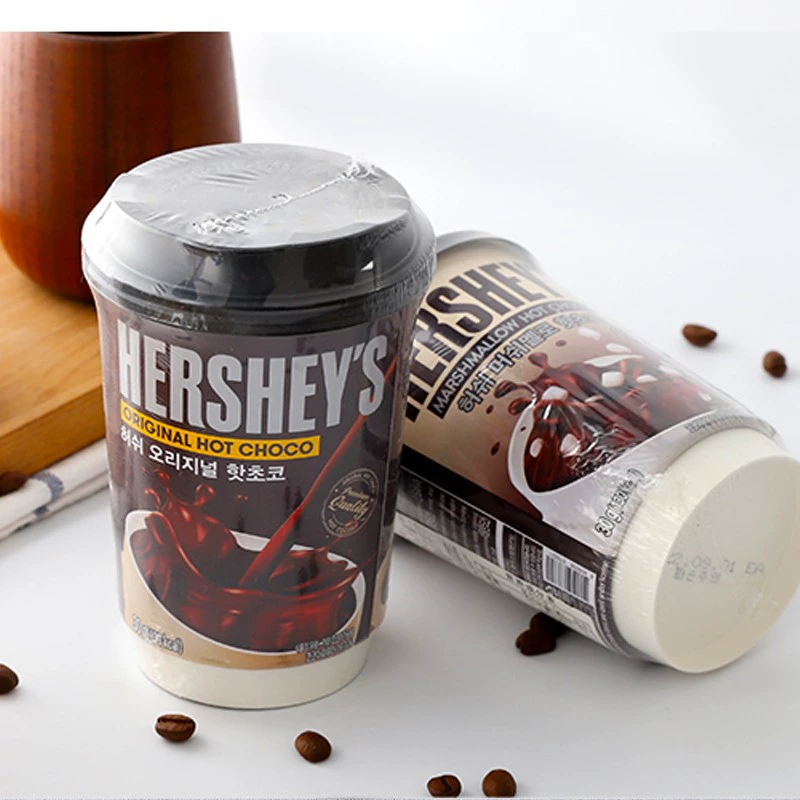 Korean imported snacks hershey's classic original instant cocoa chocolate brewing hot drink 5 cups