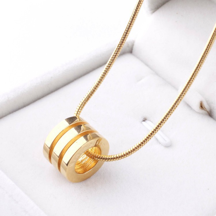 Titaniumstahl Halskette Für Damen Und Herren Elegante Snake Kette_voghion.com