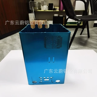 厂家开模定制铝合金方管新能源锂电池壳体型材挤压CNC加工表面