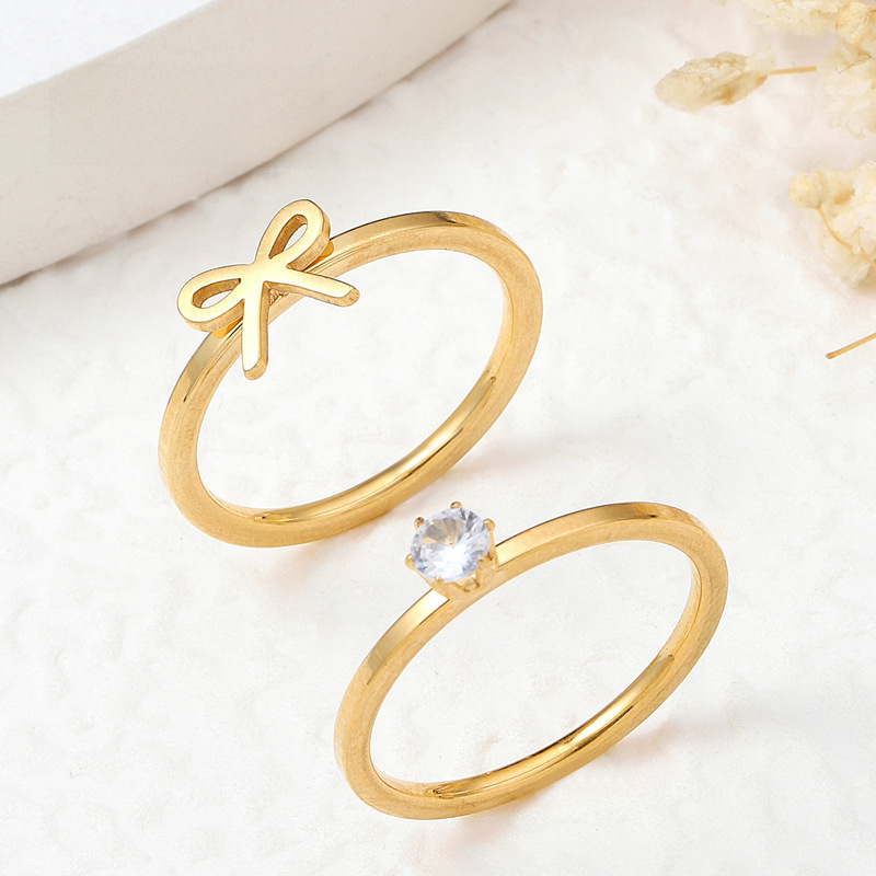 accessory stainless steel with bow