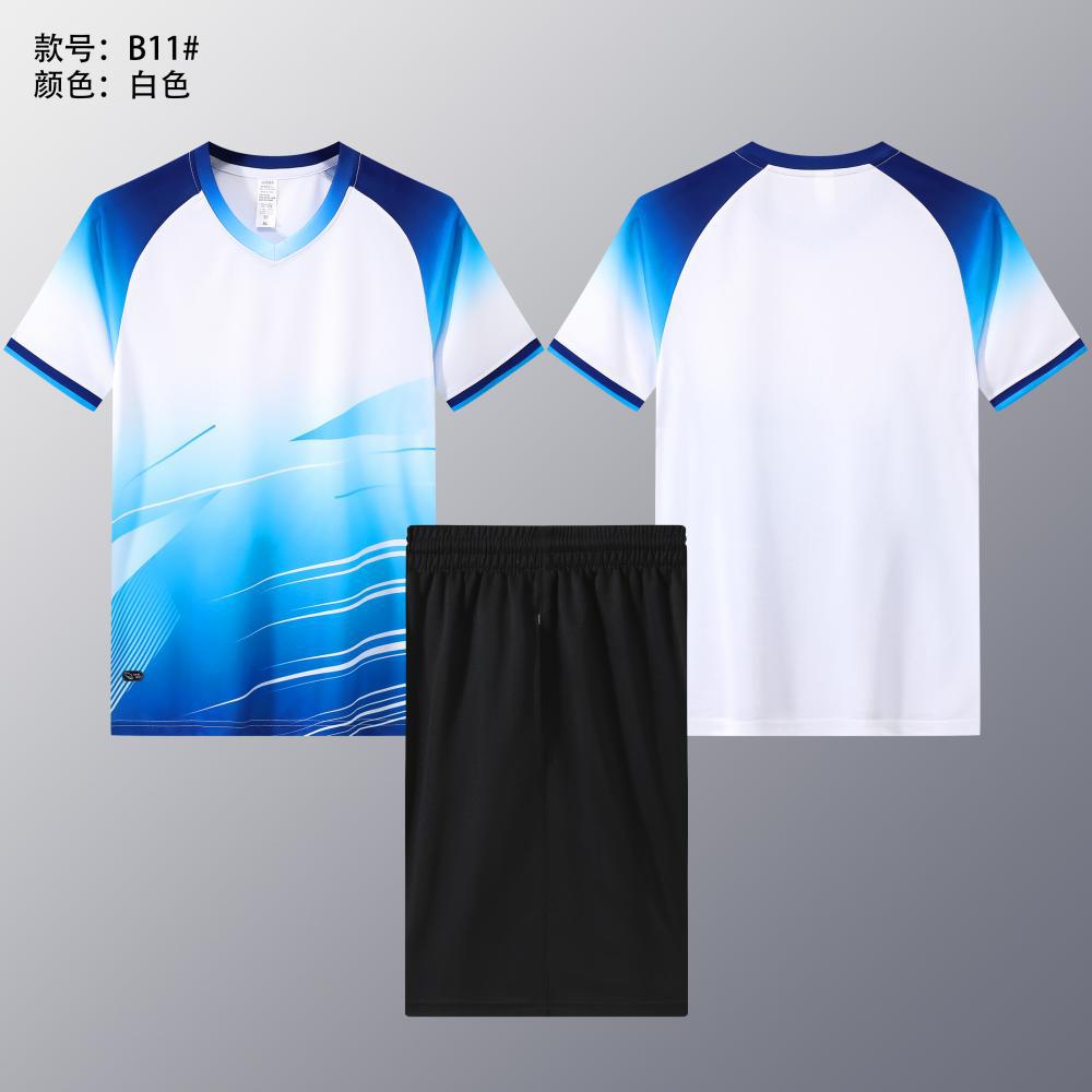 Jornada de bádminton, uniformes de voleibol, uniformes de ping-pong, uniformes deportivas, camisetas de cadetes, DIY, secado rápido