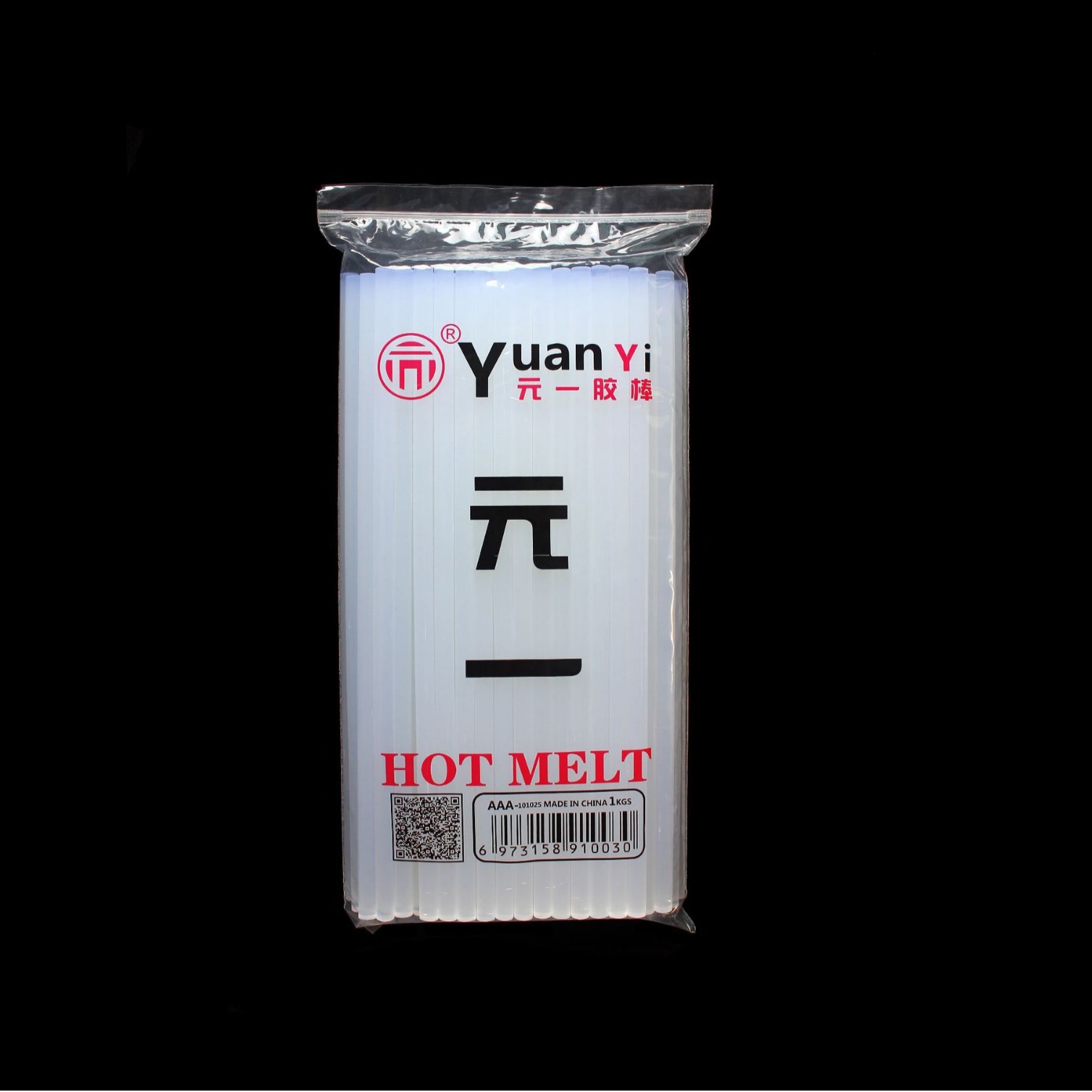 元一厂家直供热熔胶棒胶条白色 发饰 玩具礼品AAA-0.7cm*25cm批发