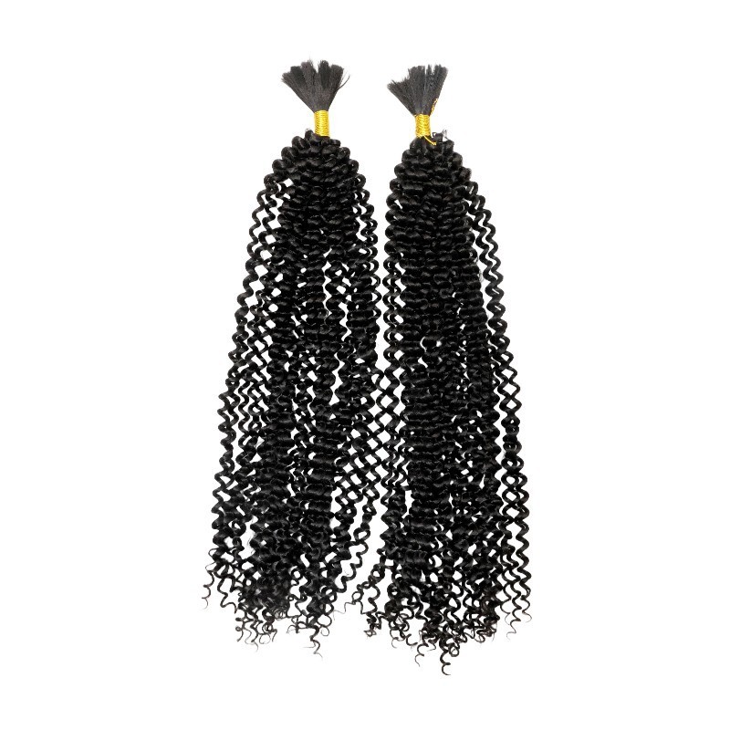 化纤钩针发把deep wave接发束Crochet hair仿人发大辫子跨境|undefined