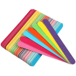 Ultra-thin Wood Chip File, Double-sided Wood Chip Nail File, Straight Rub Strip, Special Real Nail Polishing Sanding Strip for Manicure