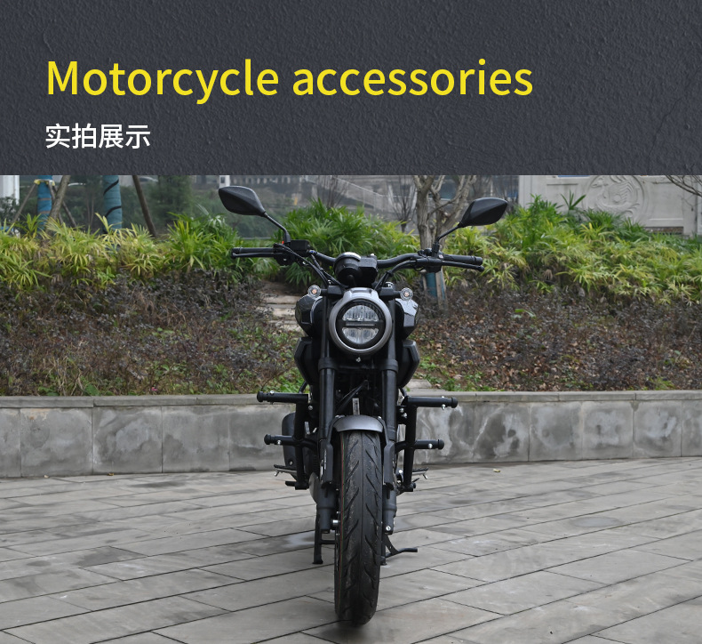 Suitable for Honda CB190TR spring racing crash bars, motorcycle anti-fall safety guards, rear rack support modification