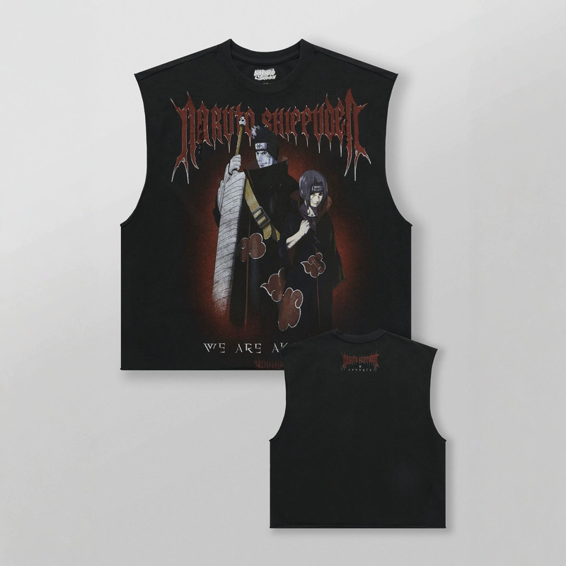 YOUNGLA x Naruto Shippuden Men's Cotton Sleeveless Vest for Muscle Sports and Fitness YOUNGLA x Naruto Shippuden Men's Cotton Sleeveless Vest for Muscle Sports and Fitness