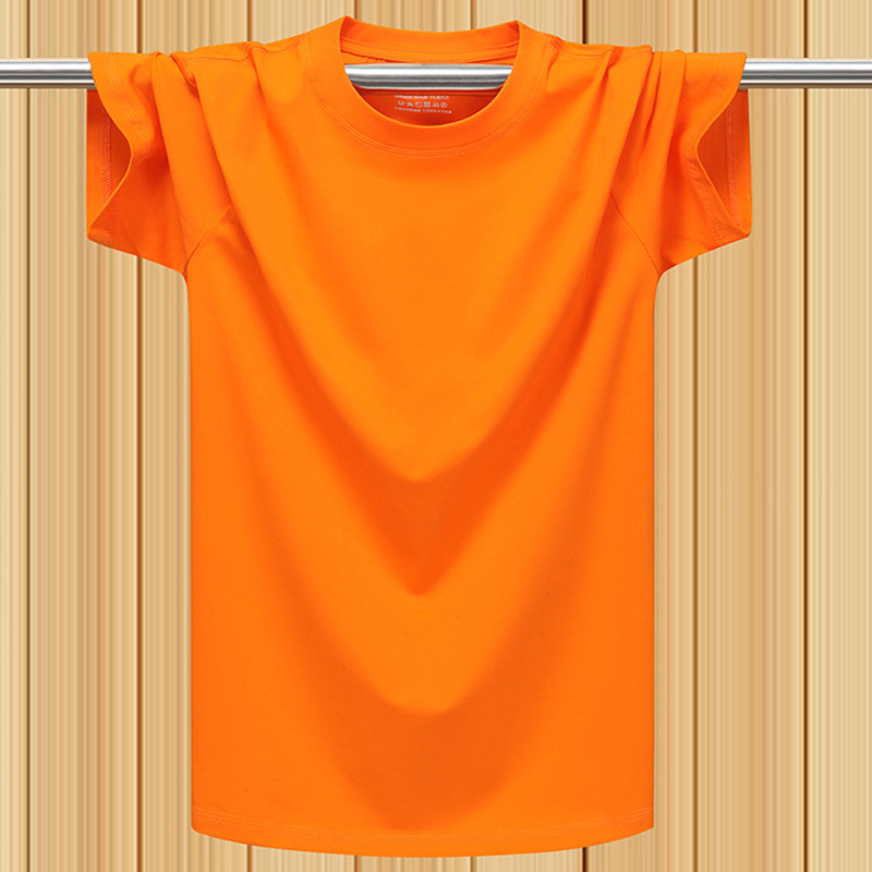 Summer Cotton Short-Sleeved T-Shirt Men's Sports T-Shirt Loose Large Size Half-Sleeved Top Women's Dark Green Summer Cotton Short-Sleeved T-Shirt Men's Sports T-Shirt Loose Large Size Half-Sleeved Top Women's Dark Green