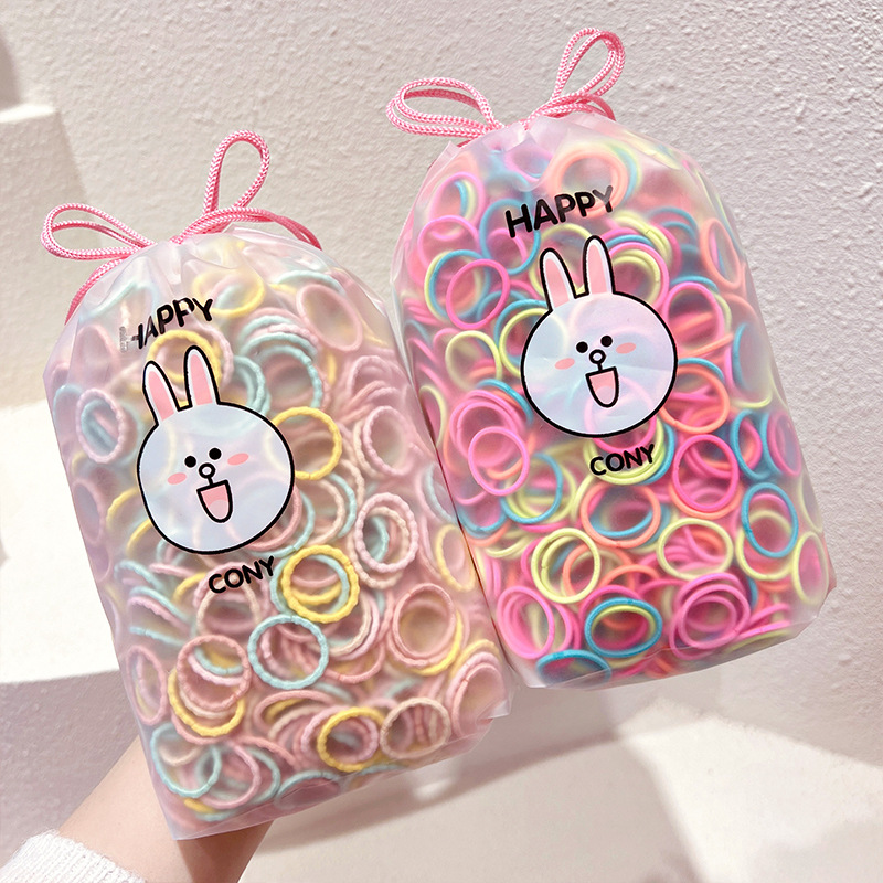 儿童弹性好不伤发小号橡皮筋宝宝扎小啾啾拇指发圈小女孩头绳发绳