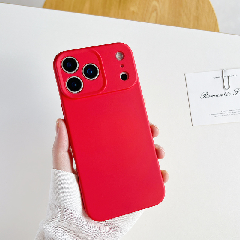 适用iphone16promax手机壳仿液态硅胶苹果17全包精孔15防摔保护套|undefined