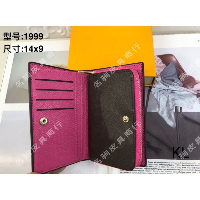 外国貿易ジッパー財布財布供給ミドル老眼カードホルダーショートクリップ財布レディースファッション老眼クラッチ財布|undefined