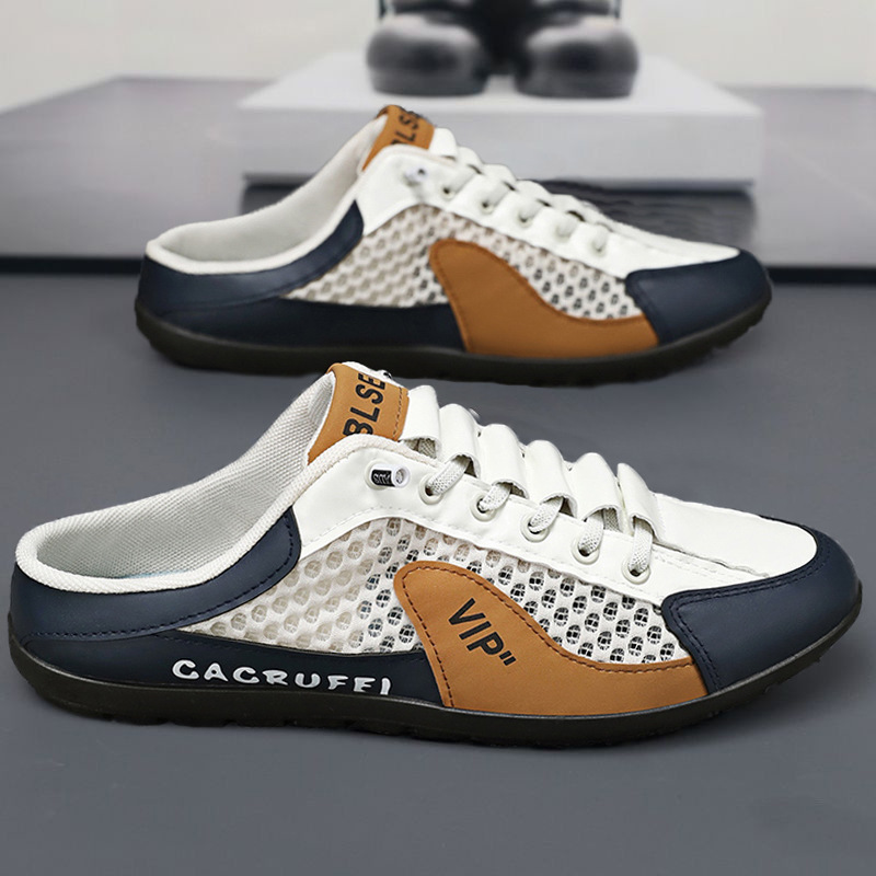 Zapatos de hombre, nuevas zapatillas de negocios de verano, sandalias de hombre transpirables, tendencia de moda, zapatos individuales de todo fósforo, zapatos casuales