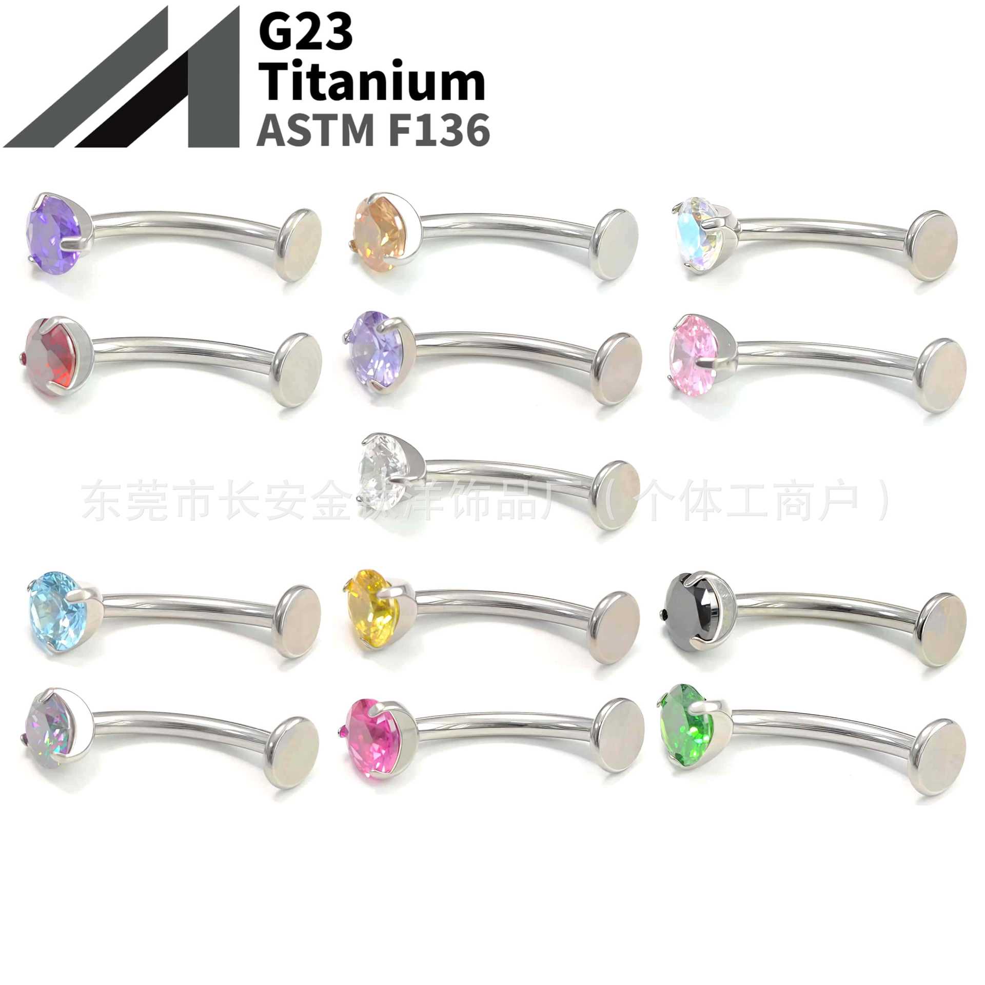 16G labret stud size and finish detail