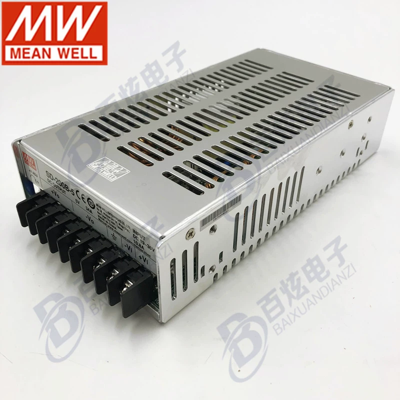 Китайский источник питания DC-DC 5V34A 200W для Taiwan Mingwei SD-200B-5 19–36V