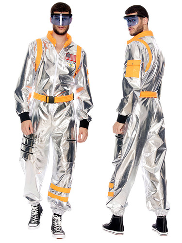 Space clothing spacesuit silver jumpsuit cos clothing wandering earth astronaut clothing China spacesuit