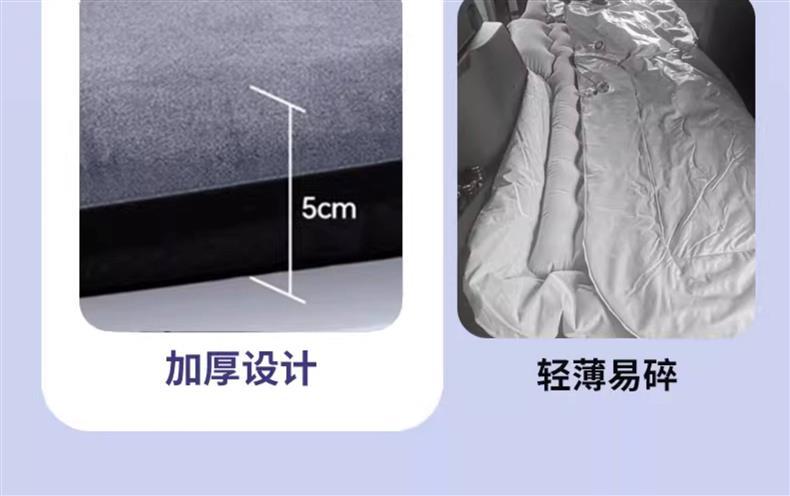 Huawei Aito M7 Inflatable Mattress for Car Trunk, Car Rear Seat Sleeping Pad, Sleeping Gadget for Five-Seater Vehicles
