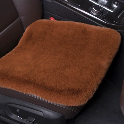 Wool pad Fur Car Seat Cushion Set